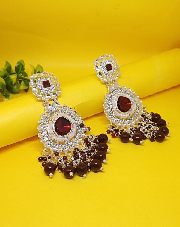 Traditional Kundan Jhumka